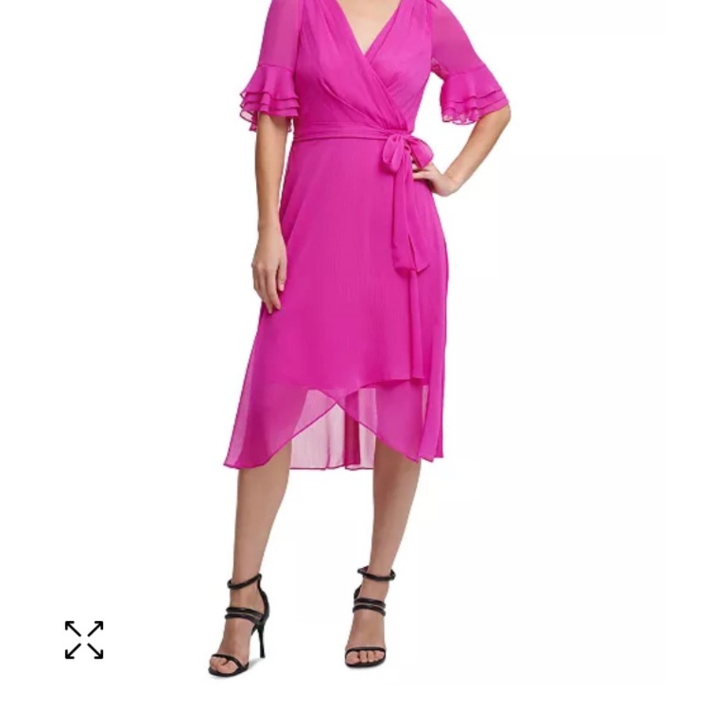 DKNY chiffon dress